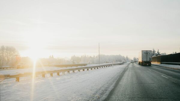 Зимняя дорога, архивное фото - Sputnik Lietuva