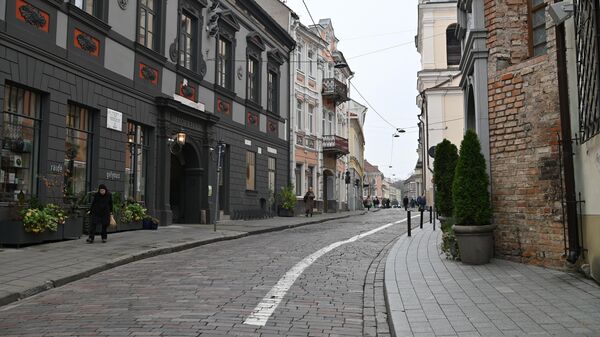 Люди на улице в Вильнюсе - Sputnik Литва