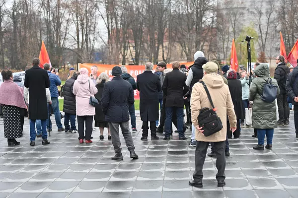Lietuvos opozicijos politiko Algirdo Paleckio palaikymo mitingas Vilniuje - Sputnik Lietuva