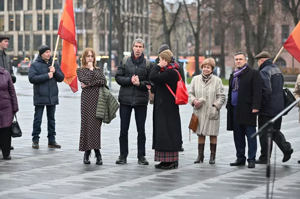 Lietuvos opozicijos politiko Algirdo Paleckio palaikymo mitingas Vilniuje - Sputnik Lietuva