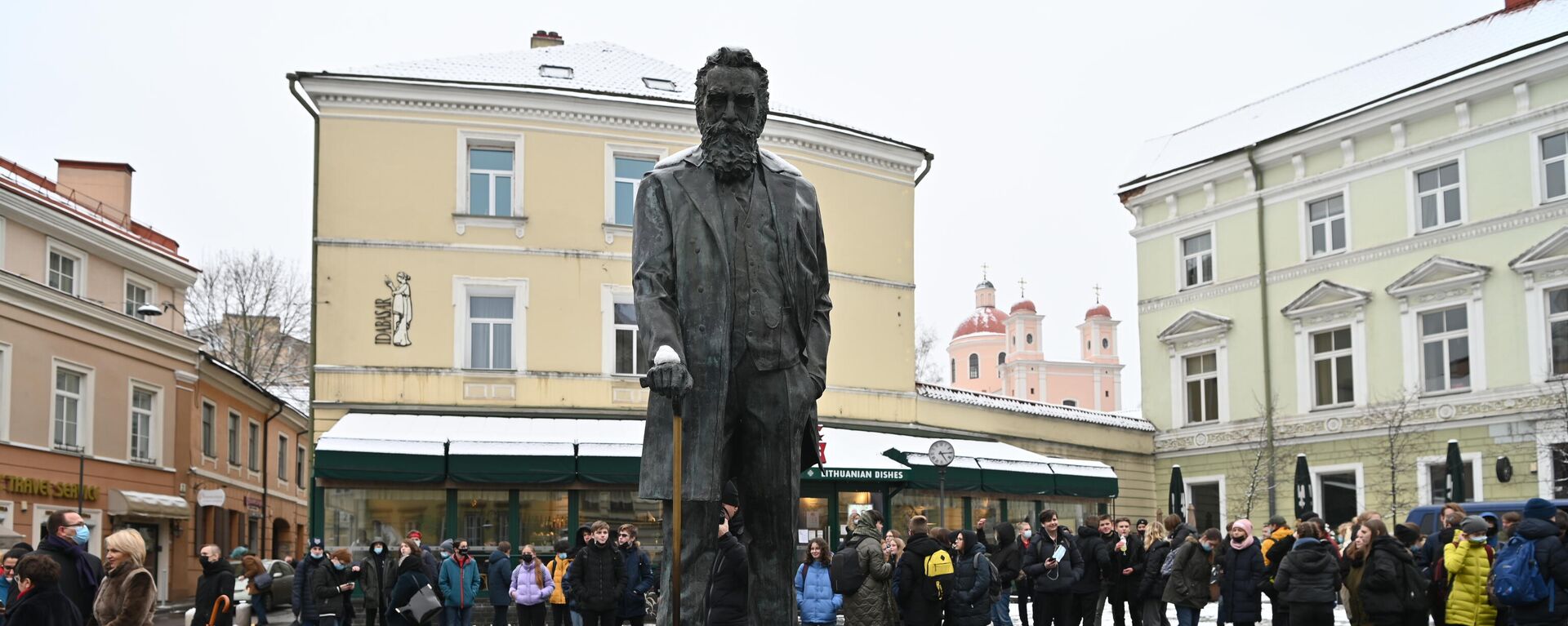 Торжественное мероприятие в честь 170-летия Йонаса Басанавичюса в Вильнюсе - Sputnik Lietuva, 1920, 25.11.2021