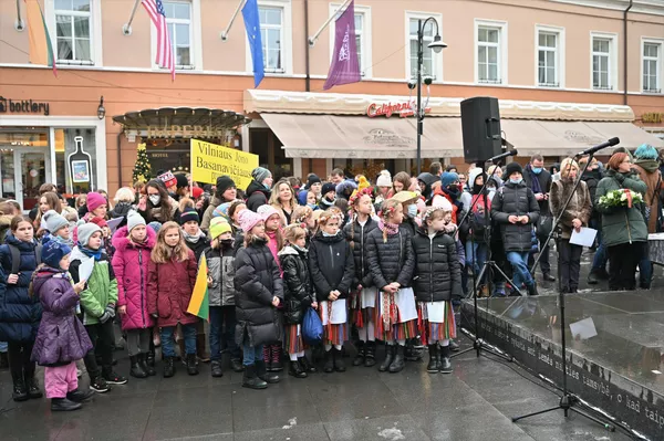 Торжественное мероприятие в честь 170-летия Йонаса Басанавичюса в Вильнюсе