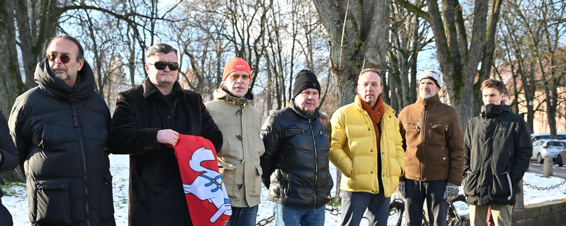 Акция солидарности на площади Симонаса Даукантаса в Вильнюсе - Sputnik Lietuva, 1920, 06.12.2021