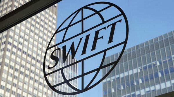 Логотип SWIFT, архивное фото - Sputnik Lietuva