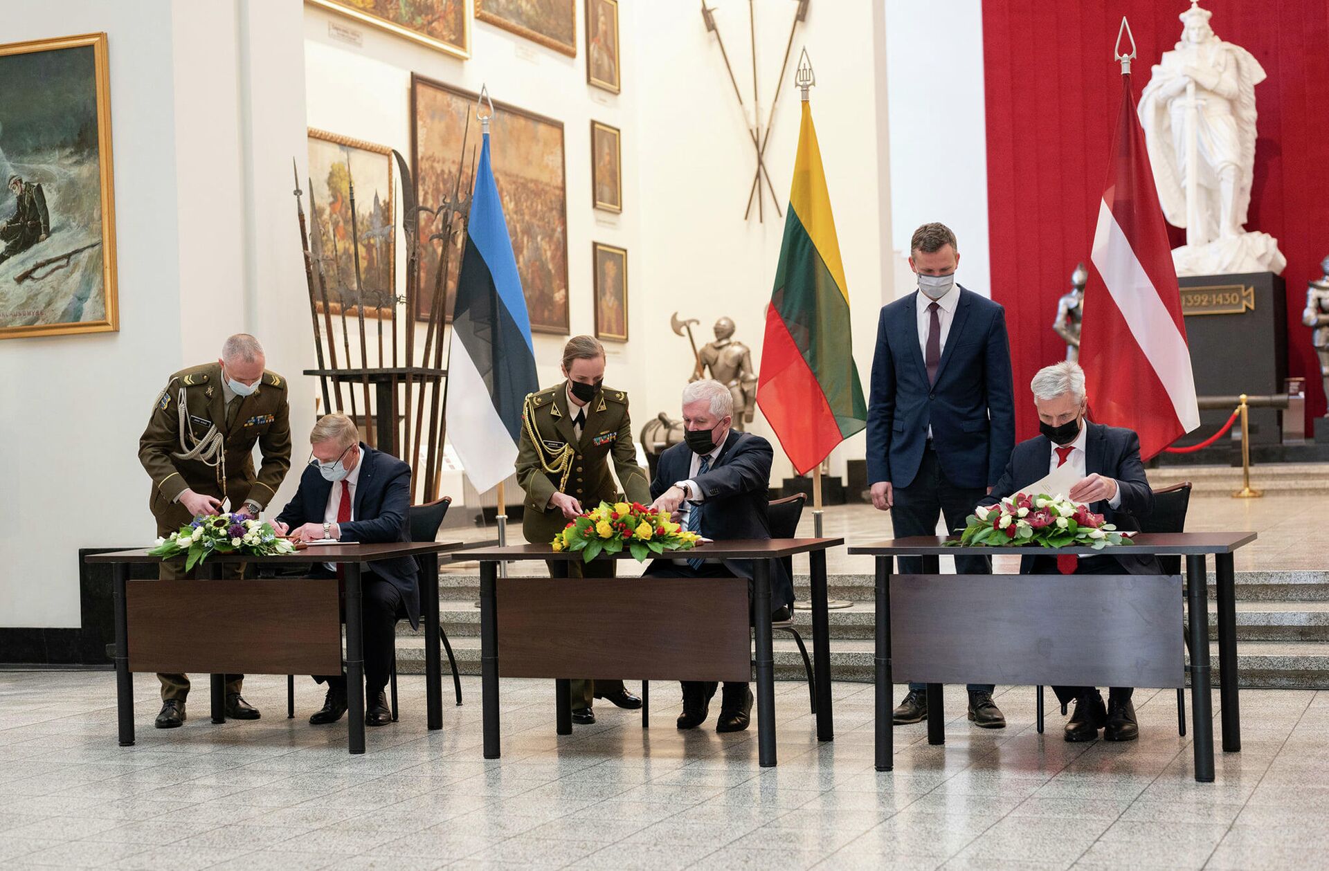 Встреча балтийских министров обороны в Каунасе - Sputnik Lietuva, 1920, 22.12.2021