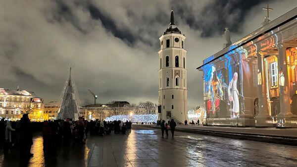Показ 3D-сказки Рождественская история в Вильнюсе  - Sputnik Литва