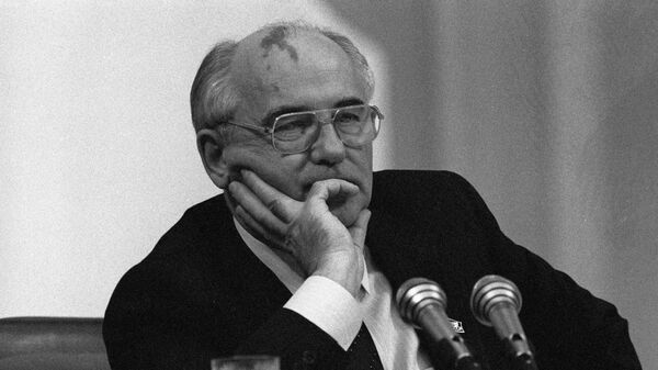 Президент СССР Михаил Горбачев, архивное фото - Sputnik Литва