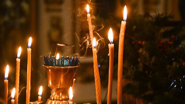 Церковные свечи, архивное фото - Sputnik Литва