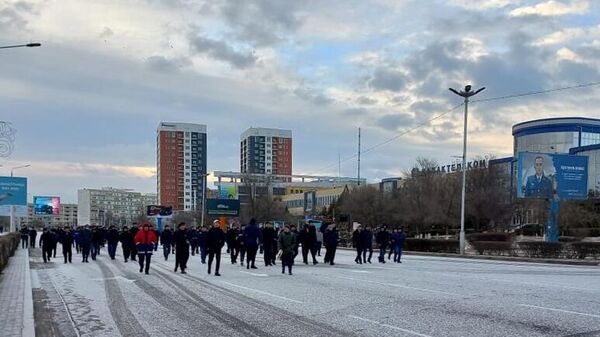Газовые протесты в Казахстане  - Sputnik Lietuva