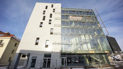 Недостроенное здание Дома Москвы в Вильнюсе