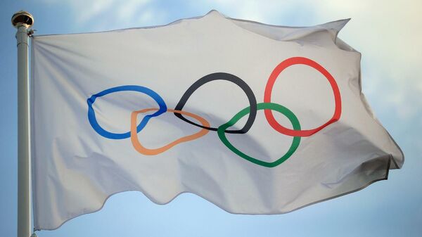 Олимпийский флаг, архивное фото - Sputnik Литва