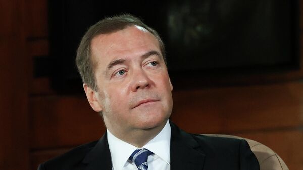 Заместитель председателя Совбеза РФ Дмитрий Медведев, архивное фото - Sputnik Литва