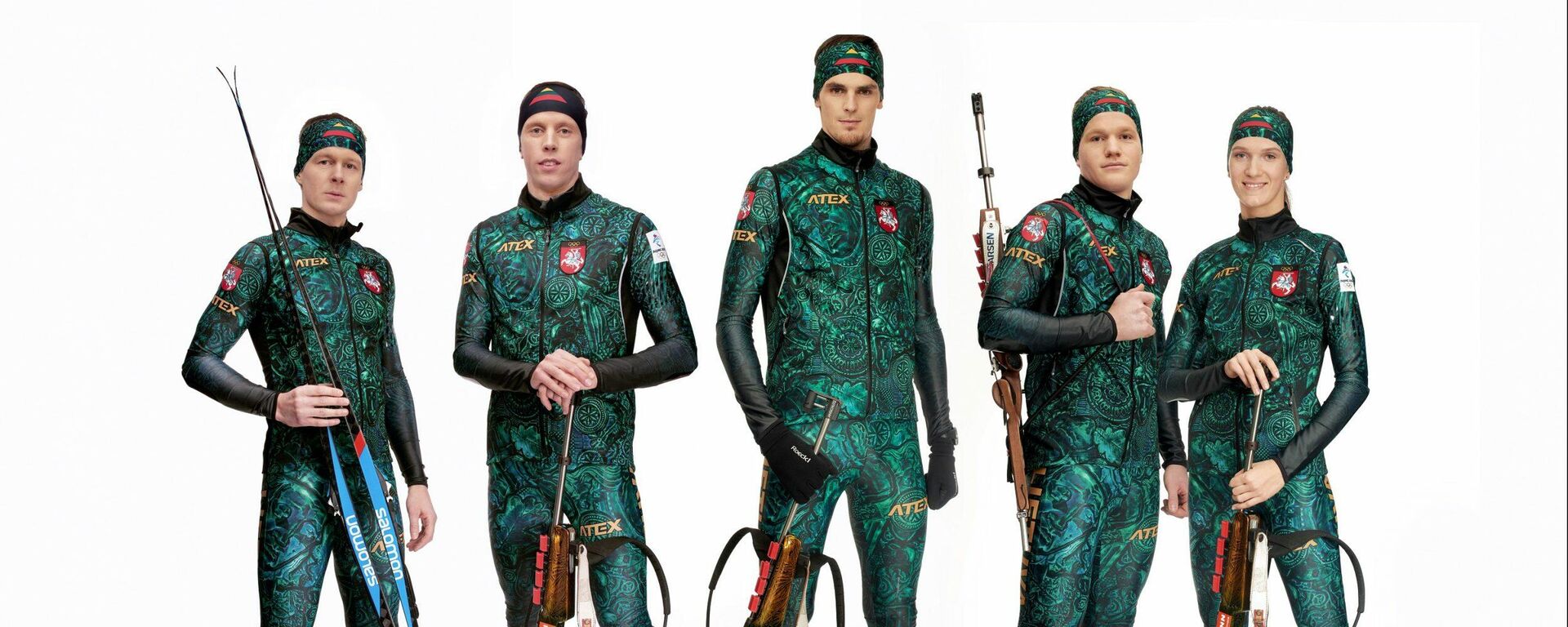 Литовские биатлонисты в форме для Олимпийских игр в Пекине - Sputnik Литва, 1920, 27.01.2022