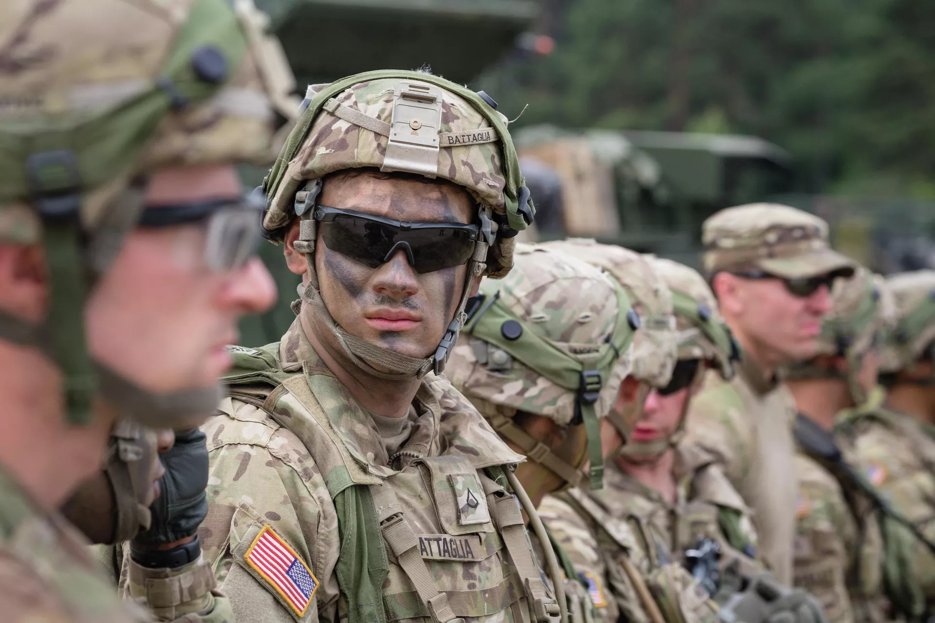 Американские военнослужащие во время учений НАТО в Польше Американские военнослужащие во время учений НАТО в Польше - Sputnik Lietuva, 1920, 27.01.2022