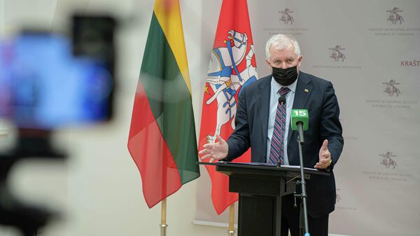 Министр обороны Литвы Арвидас Анушаускас - Sputnik Литва