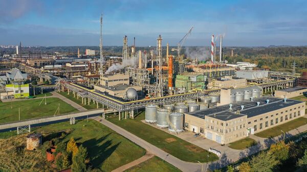 Завод азотных удобрений компании Achema в Литве, архивное фото - Sputnik Литва