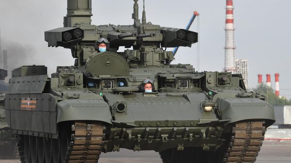 Tankų pagalbinė kovos mašina Terminatorius - Sputnik Lietuva