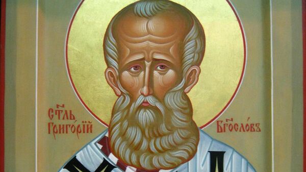 Святитель Григорий Богослов, архиепископ Константинопольский - Sputnik Литва