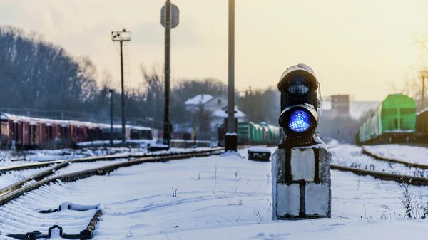 Семафор на железной дороге, архивное фото - Sputnik Lietuva