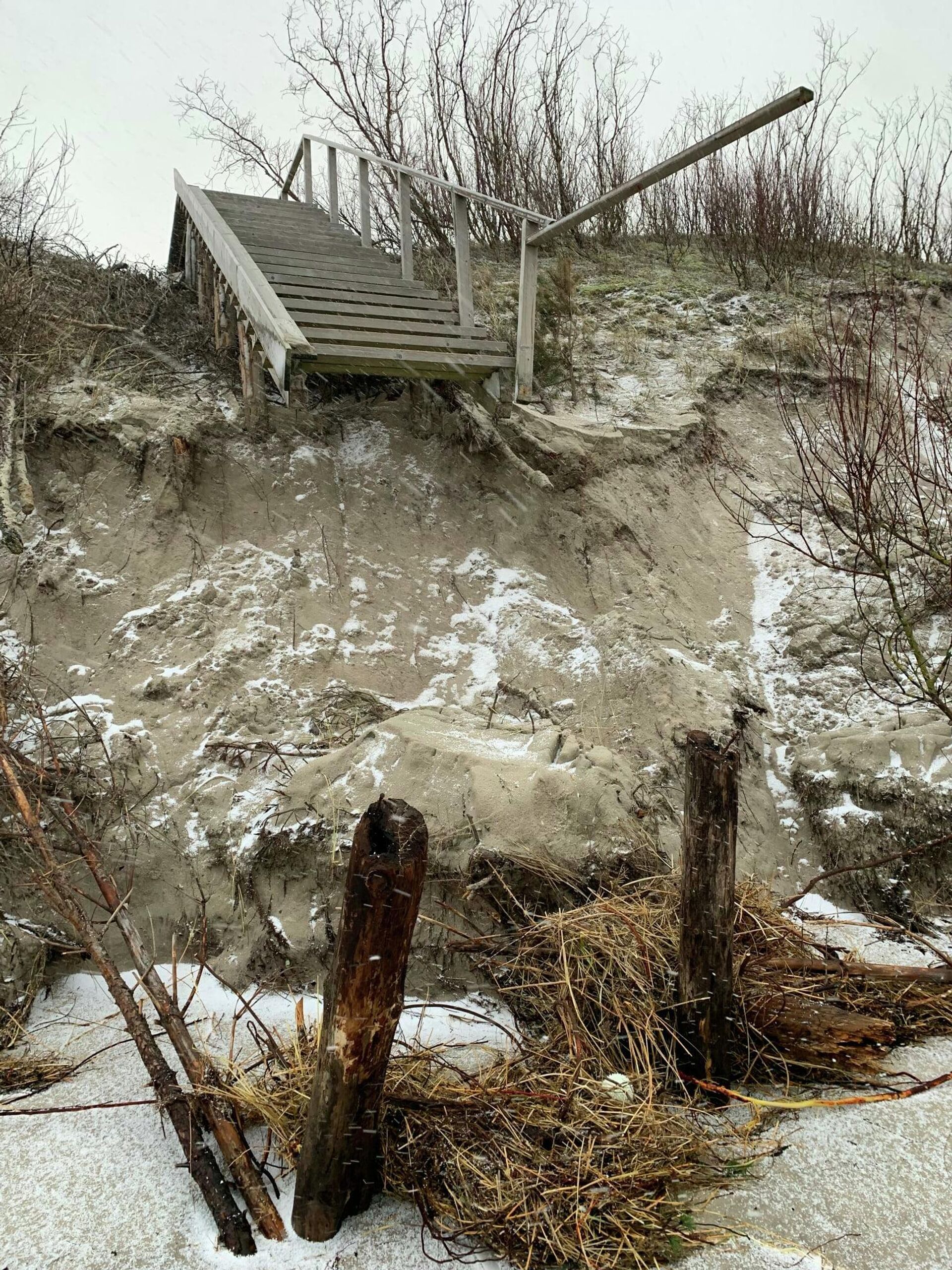 Разрушения на побережье в Литве - Sputnik Литва, 1920, 02.02.2022