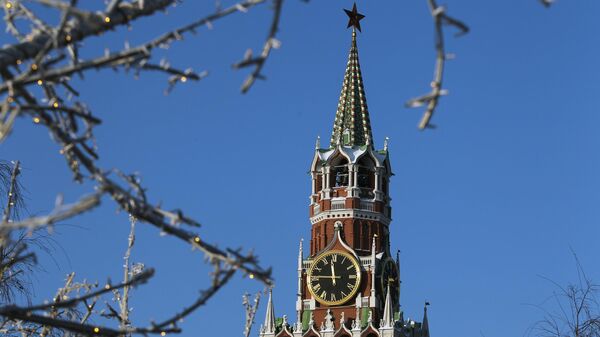 Спасская башня Московского Кремля, архивное фото - Sputnik Литва