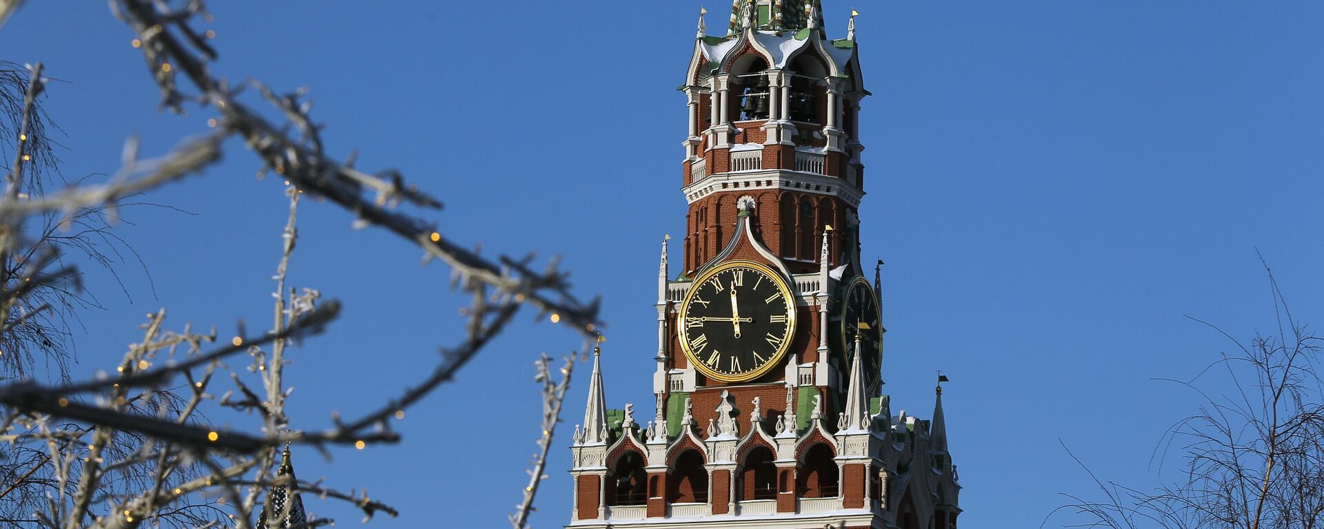 Спасская башня Московского Кремля, архивное фото - Sputnik Lietuva, 1920, 24.02.2022