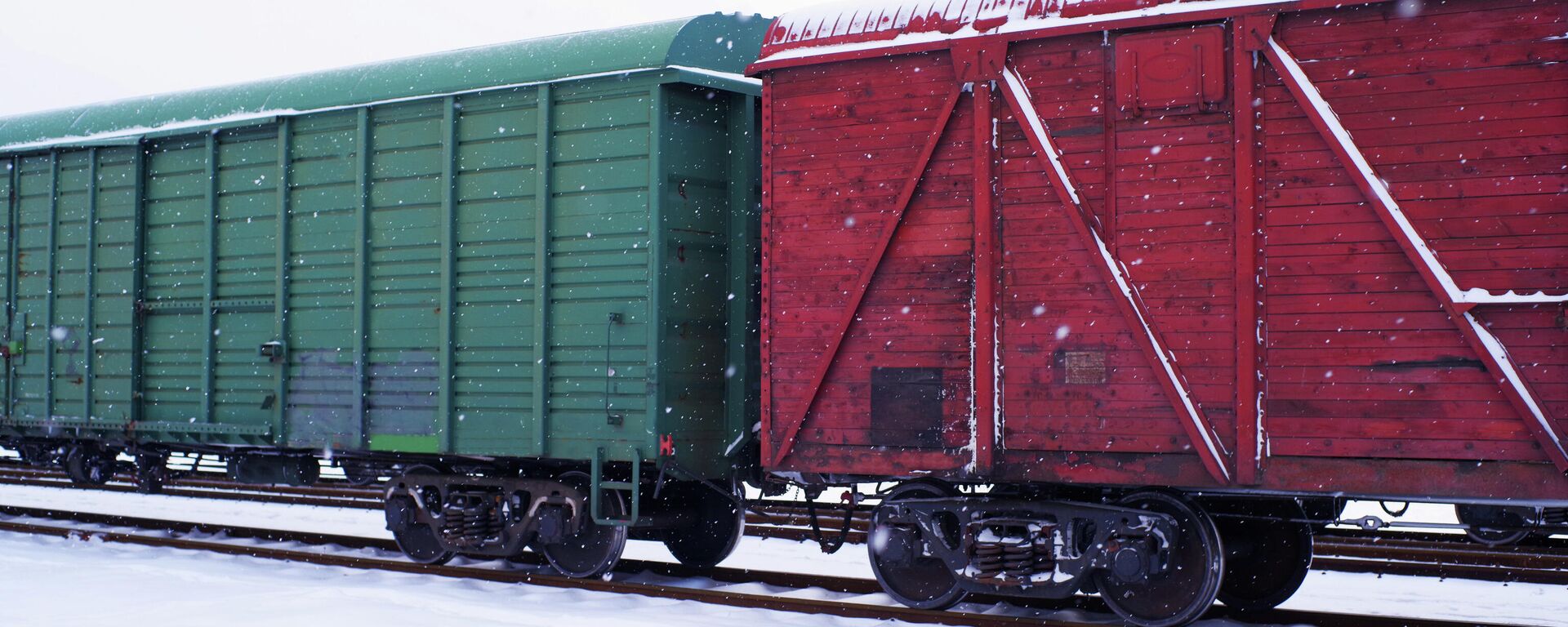 Товарный поезд на железной дороге, архивное фото - Sputnik Литва, 1920, 27.12.2023