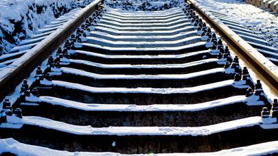 Железная дорога, архивное фото