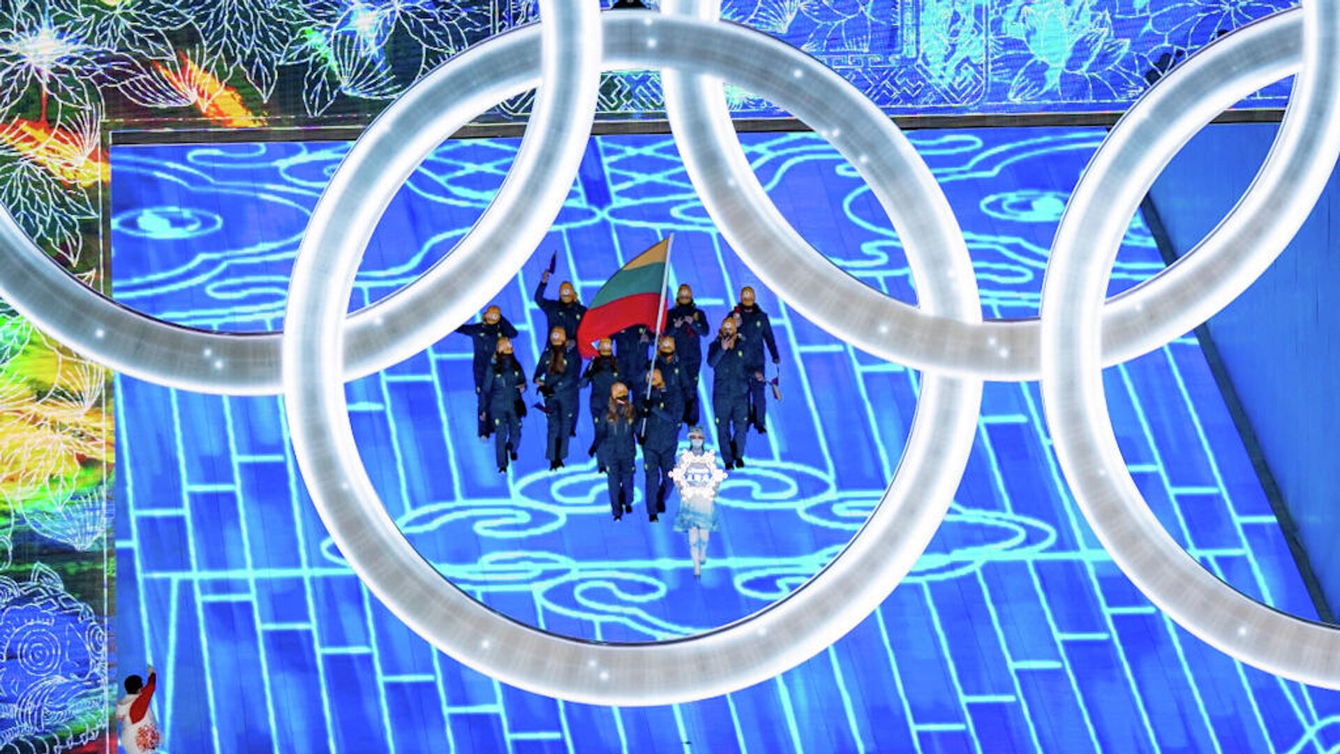 Литовские спортсмены на церемонии открытия XXIV зимних Олимпийских игр в Пекине - Sputnik Литва, 1920, 04.02.2022