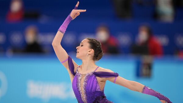 Российская фигуристка Камила Валиева на зимних Олимпийских играх в Пекине - Sputnik Lietuva