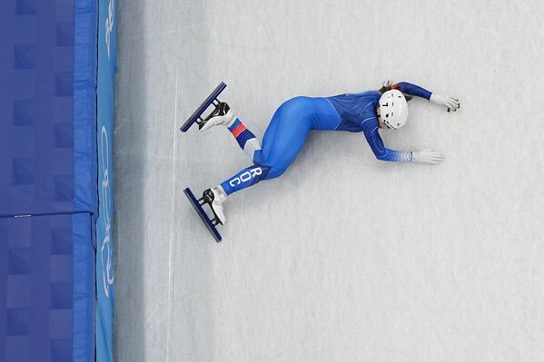Sofija Prosvirnova, Rusijos atstovė, 2022 metų žiemos olimpinėse žaidynėse Pekine. - Sputnik Lietuva