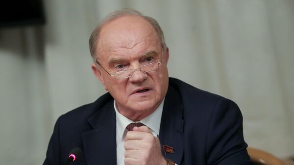 Rusijos Federacijos komunistų partijos generalinis sekretorius Genadijus Ziuganovas - Sputnik Lietuva