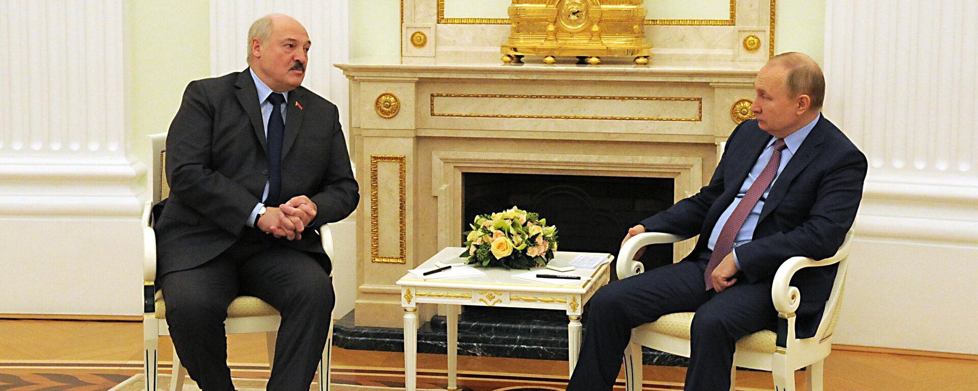 Президент РФ Владимир Путин и президент Белоруссии Александр Лукашенко - Sputnik Литва, 1920, 18.02.2022