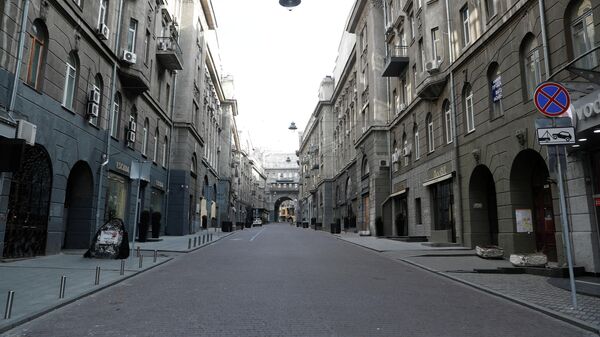 Пустая улица в центре Киева - Sputnik Литва