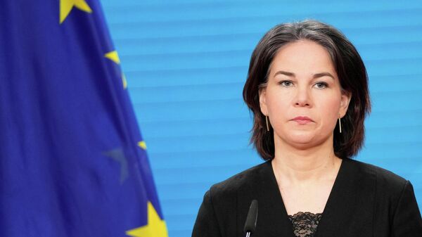 Vokietijos užsienio reikalų ministrė Analena Berbok - Sputnik Lietuva