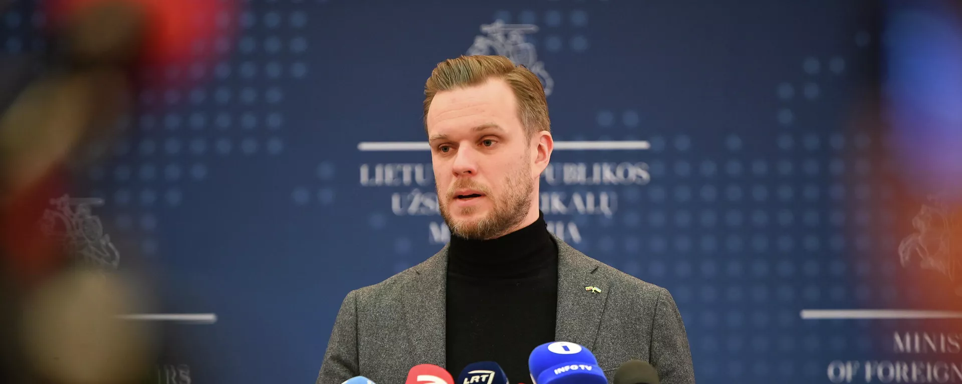 Lietuvos užsienio reikalų ministras Gabrielius Landsbergis - Sputnik Lietuva, 1920, 06.03.2022
