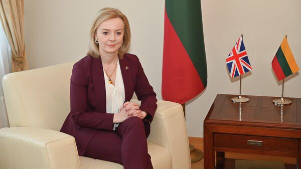 Министр иностранных дел Великобритании Элизабет Трасс - Sputnik Литва