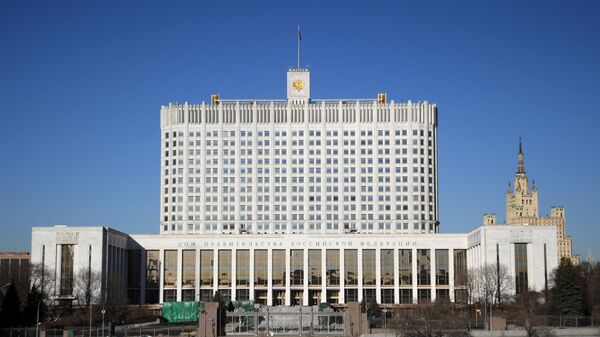 Дом правительства Российской Федерации в Москве, архивное фото - Sputnik Литва