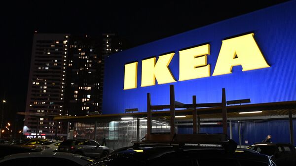 Вывеска магазина IKEA в Химках, архивное фото - Sputnik Литва