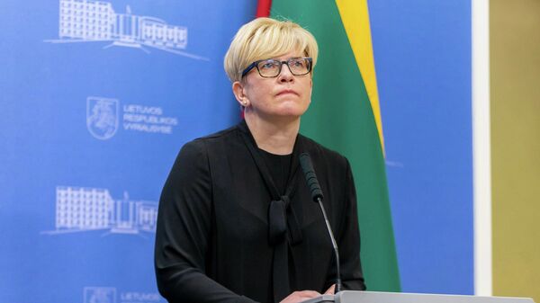 Премьер-министр Литвы Ингрида Шимоните - Sputnik Lietuva