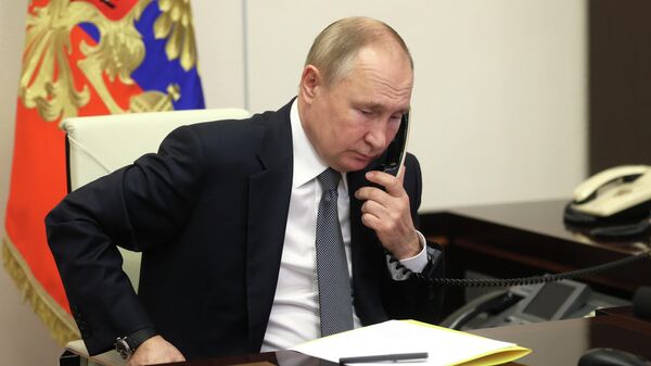 Rusijos prezidento Vladimiras Putinas - Sputnik Lietuva