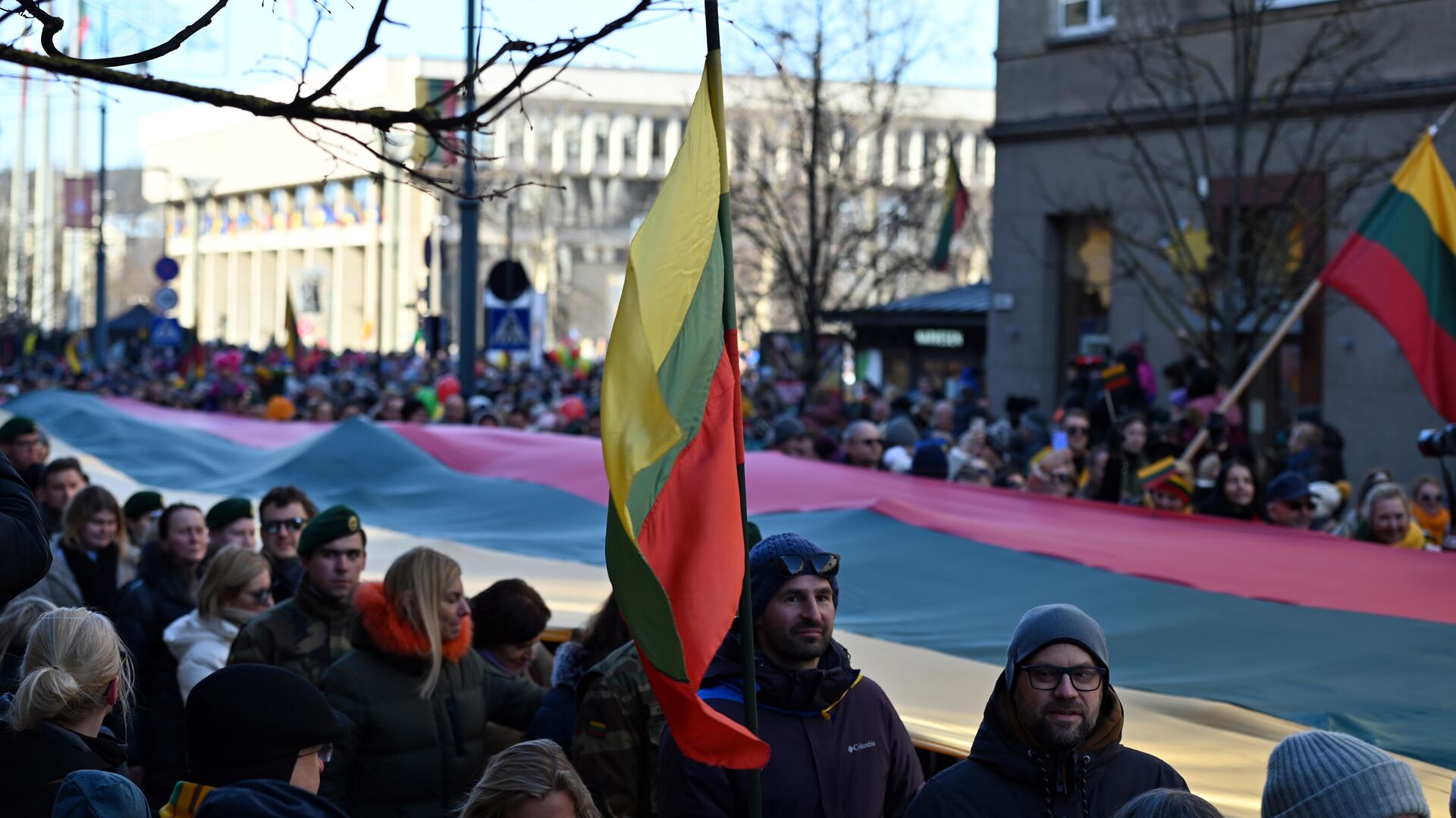 Празднование в честь Дня восстановления независимости Литвы в Вильнюсе - Sputnik Литва, 1920, 14.03.2022