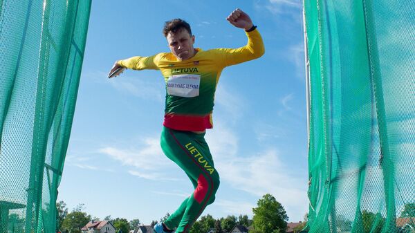 Литовский атлет Мартинас Алекна, архивное фото - Sputnik Литва
