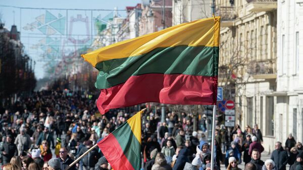 Литовские флаги, архивное фото - Sputnik Литва