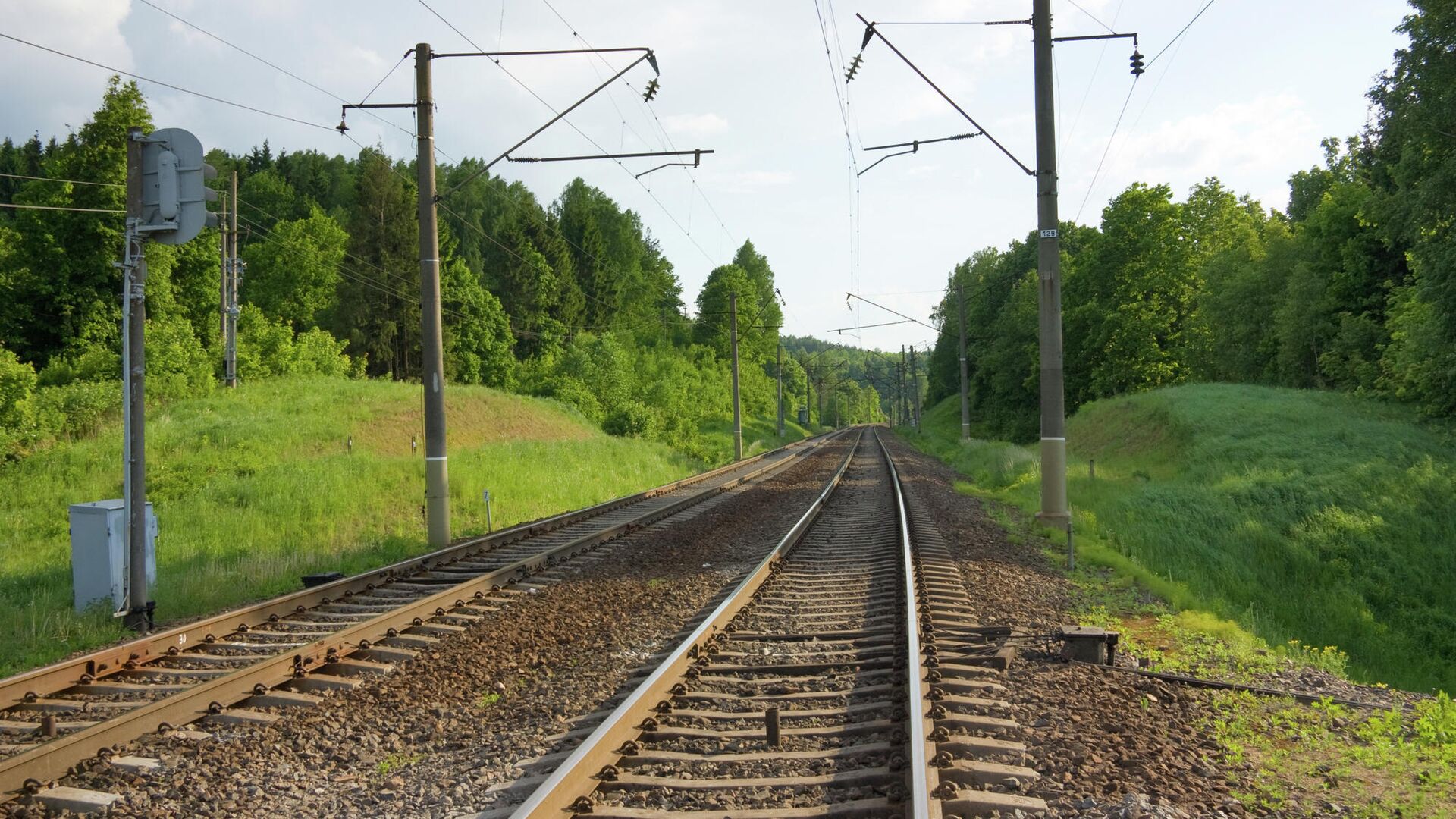 Железная дорога, архивное фото - Sputnik Литва, 1920, 19.06.2022