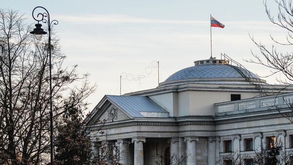 Здание посольства РФ в Варшаве, архивное фото - Sputnik Литва
