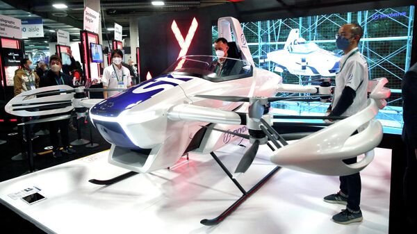 Skraidantis elektromobilis SkyDrive parodoje CES 2022 Las Vegase - Sputnik Lietuva