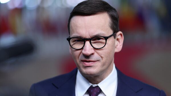 Lenkijos ministras pirmininkas Mateušas Moraveckis - Sputnik Lietuva