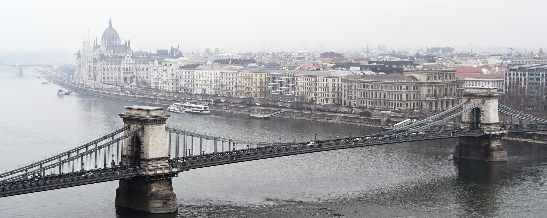 Вид на цепной мост Сечени в Будапеште - Sputnik Литва, 1920, 31.12.2022
