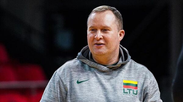 Литовский баскетбольный тренер Казис Максвитис, архивное фото - Sputnik Литва